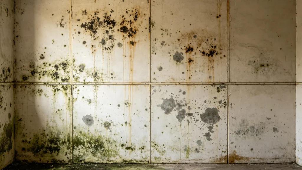 Paper-faced gypsum board is prone to mold growth; fiberglass mat-faced gypsum board offers a new alternative