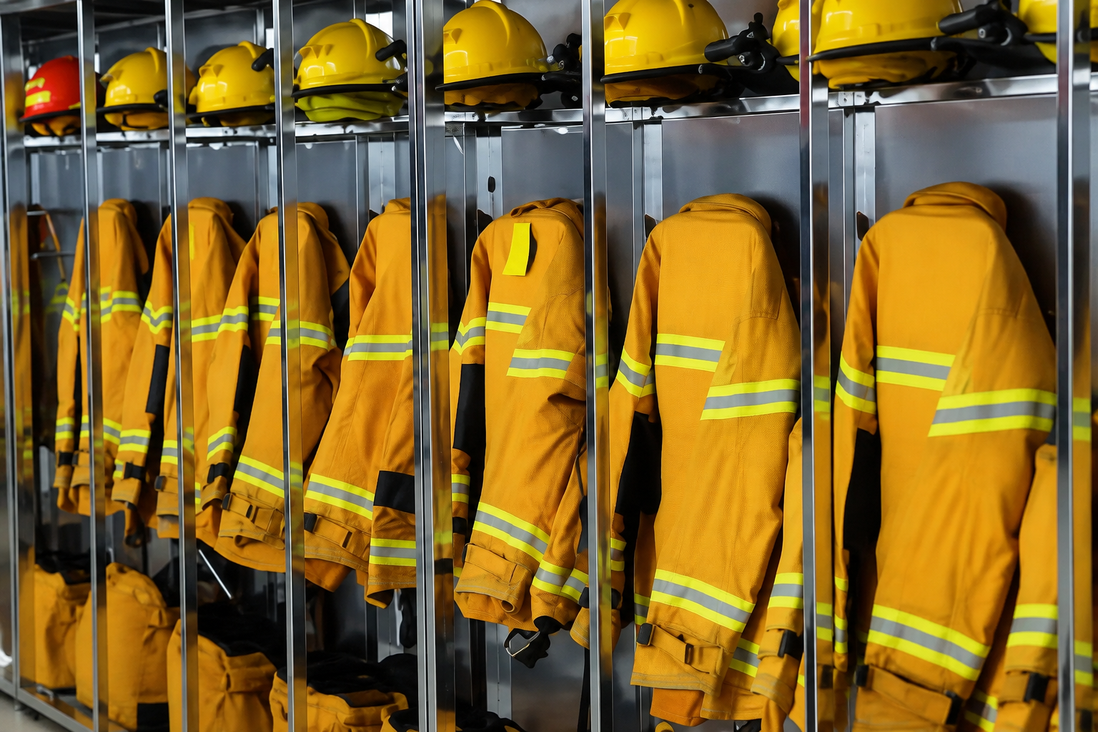 Polyimide fiber flame-resistant protective clothing