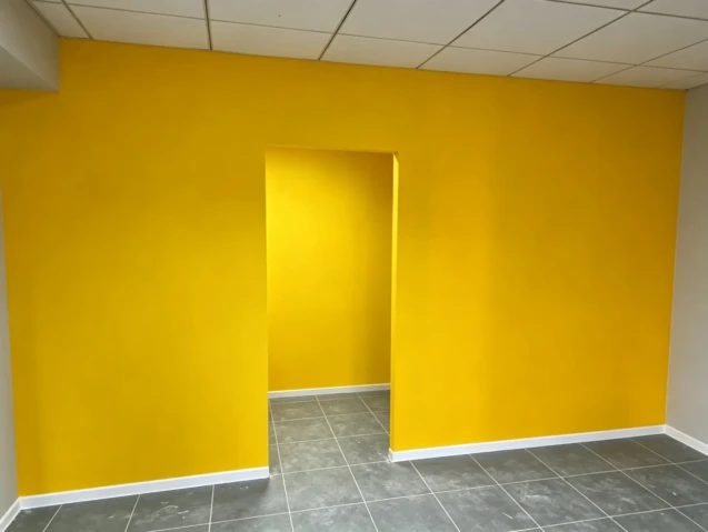 Fiberglass mat-faced gypsum board for interior decoration