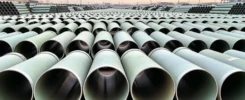 GRP pipe with fiberglass mat