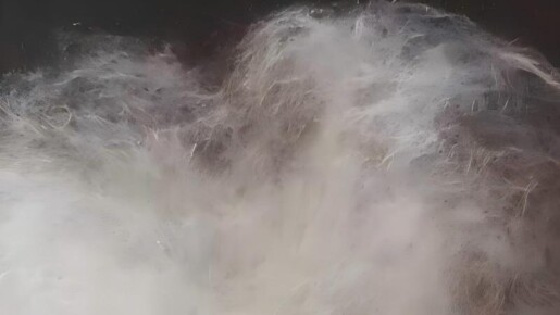 Quartz fiber cotton