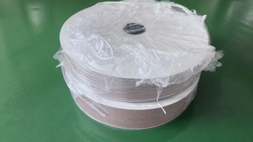Packaged fiberglass paper rolls for desiccant rotor production